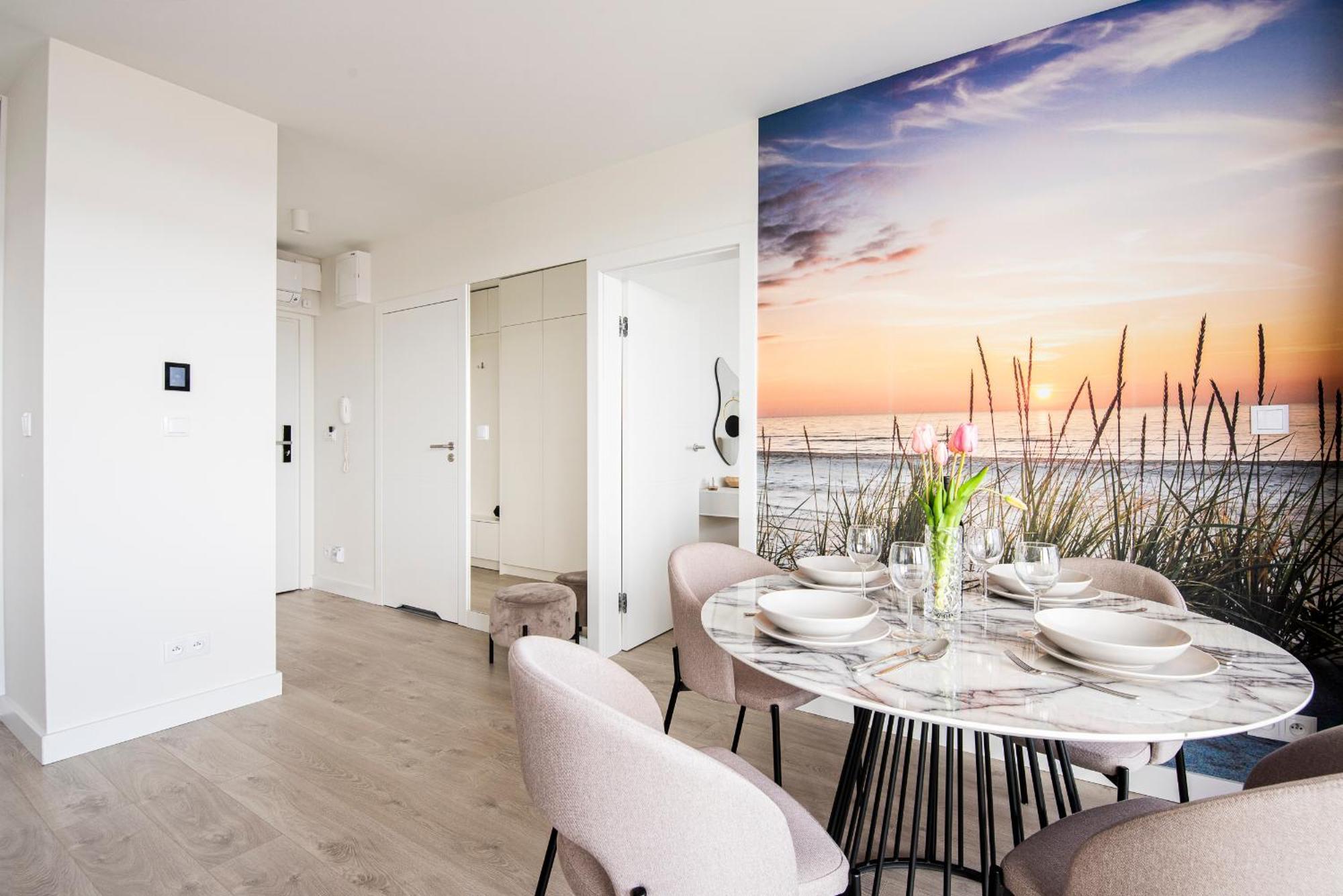 Appartamento Wave Panorama 8Th Floor Sea View Miedzyzdroje Esterno foto