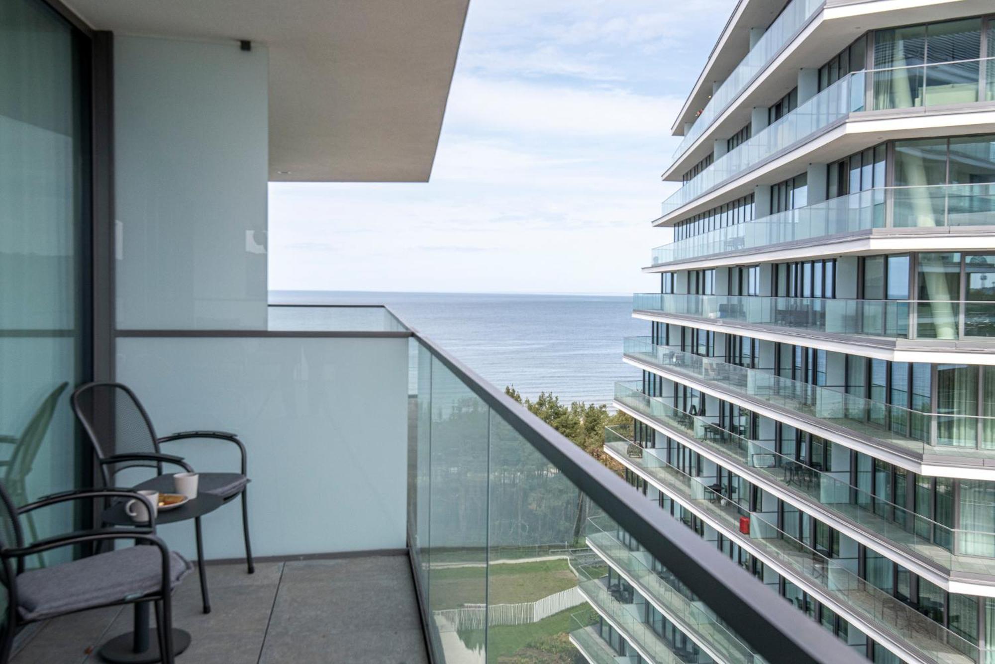 Appartamento Wave Panorama 8Th Floor Sea View Miedzyzdroje Esterno foto